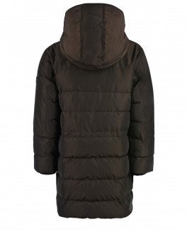 Удлиненная куртка с накладными карманами Dolce&Gabbana Коричневый, арт. L4JB1X G7XKH M0697 | Фото 2