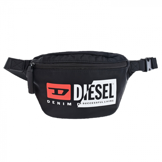 Черная сумка-пояс с логотипом, 13x17x6 см Diesel | Фото 1