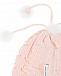 Розовая шапка из шерсти с помпонами Il Trenino | Фото 4
