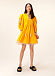 Желтое льняное платье с вышивкой  | Фото 2