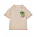 Кремовая футболка с принтом &quot;овощи&quot; Dolce&Gabbana | Фото 1