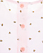 Розовое платье с принтом &quot;пчелы&quot; IL Gufo | Фото 5