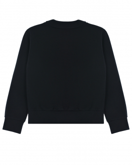 Черный свитшот с логотипом из страз Givenchy Черный, арт. H15224 09B | Фото 2