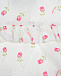Белая ветровка с принтом &quot;розы&quot; Monnalisa | Фото 6