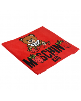 Красное полотенце с логотипом Moschino Красный, арт. HBX00W LGA10 50109 | Фото 1