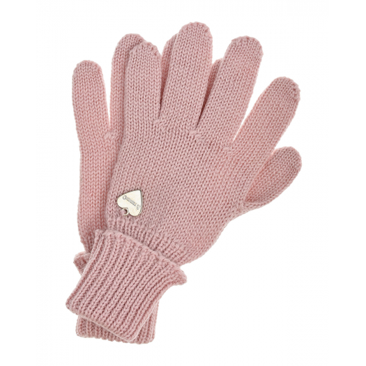 Розовые перчатки для девочек Il Trenino | Фото 1