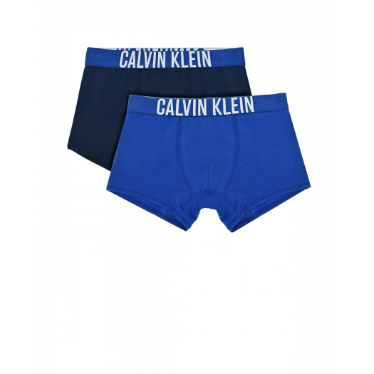 Комплект из двух трусов-боксеров (синий, черный) Calvin Klein | Фото 1