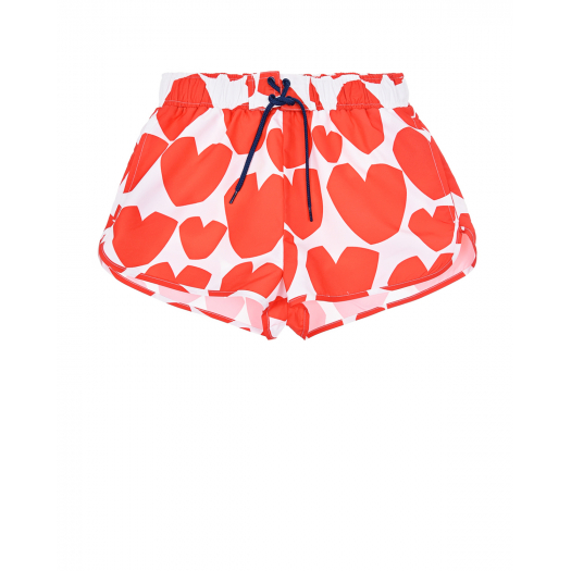 Пляжные шорты с принтом &quot;сердца&quot; Stella McCartney | Фото 1