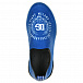 Синие кроссовки-носки с логотипом Dolce&Gabbana | Фото 4