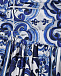 Сине-белое платье с принтом &quot;майолика&quot; Dolce&Gabbana | Фото 5