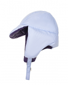 Двухстронняя шапка-ушанка, фиолетовый/сиреневый Yves Salomon , арт. 23WFA057XXM03W B2829 | Фото 1