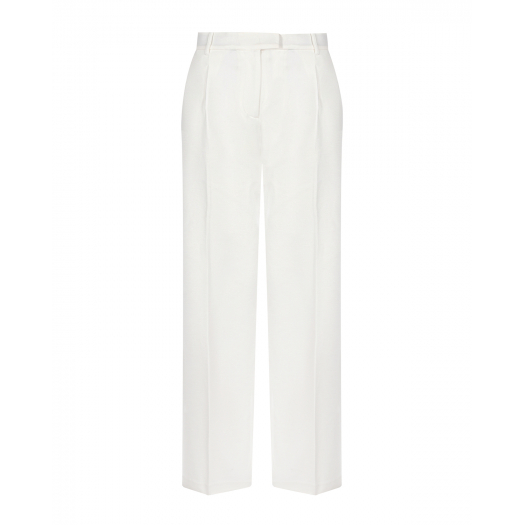 Белые брюки-палаццо TWINSET | Фото 1