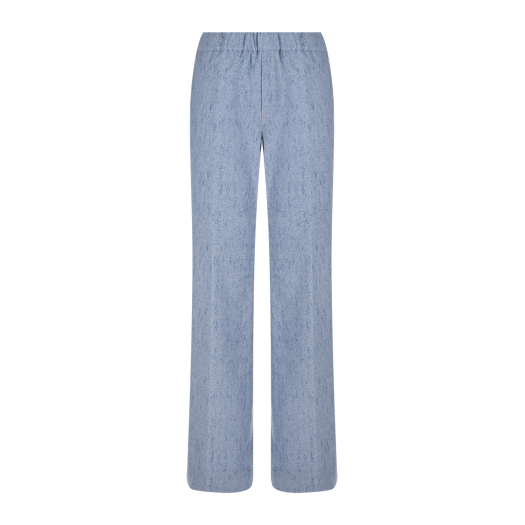 Голубые брюки с эластичным поясом Panicale | Фото 1