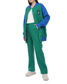 Зеленые брюки прямого кроя Dan Maralex Зеленый, арт. 361392214 | Фото 2