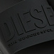 Шлепки черные с лого Diesel | Фото 6