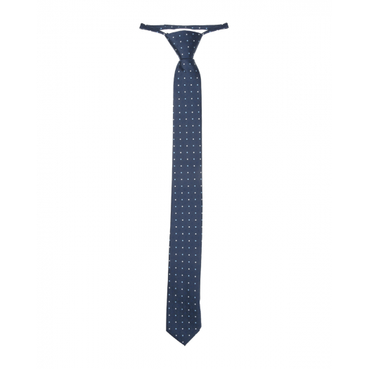 Синий галстук с узором &quot;ромбики&quot; Silver Spoon | Фото 1