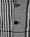 Пиджак в черно-белую клетку Burberry | Фото 3