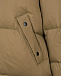 Удлиненная куртка бронзового цвета с меховой отделкой Yves Salomon | Фото 8