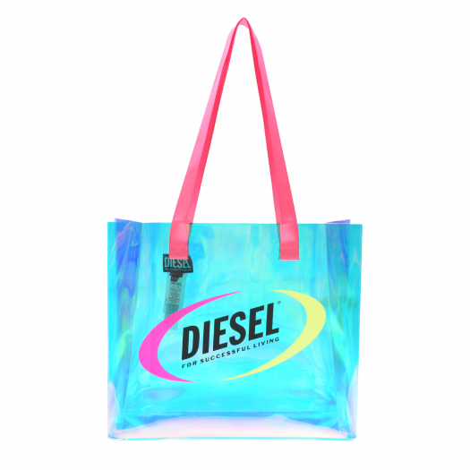 Голубая сумка с логотипом, 35x30x10 см Diesel | Фото 1