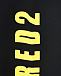 Черные спортивные брюки с желтым логотипом Dsquared2 | Фото 4