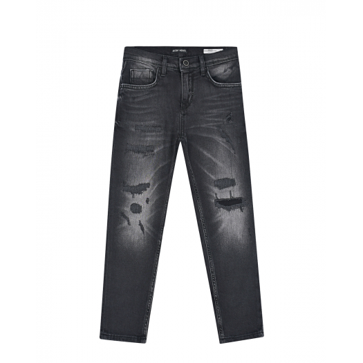 Черные джинсы с разрезами Antony Morato | Фото 1