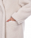 Пальто молочного цвета из эко-меха Forte dei Marmi Couture | Фото 8