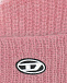 Розовая шапка с лого Diesel | Фото 3