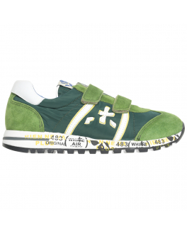 Зеленые кроссовки с замшевыми вставками will be Premiata Зеленый, арт. 18021748 GREEN | Фото 2