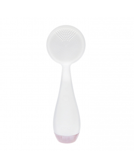 Силиконовая щёточка для очищения ПРО, белый с розовым кварцем PMD BEAUTY , арт. 4002-WHITERQ | Фото 1