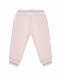 Розовые спортивные брюки с нашивкой &quot;медвежонок&quot; Monnalisa | Фото 2