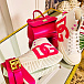 Высокие белые кеды с розовым логотипом Dolce&Gabbana | Фото 2