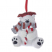 Подвеска &quot;Белый мишка в красном шарфе и колпаке&quot; 3 вида в ассортименте Christmas Inspirations | Фото 1