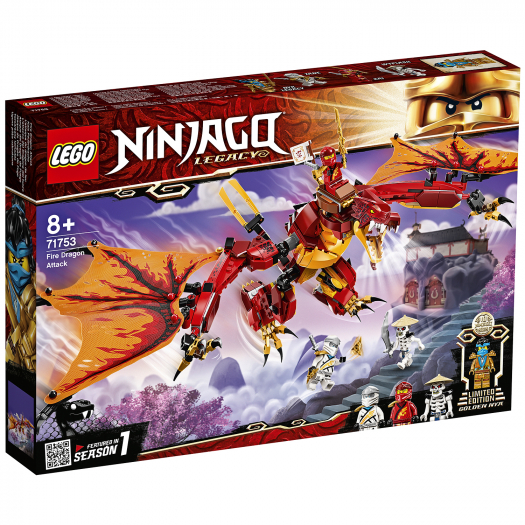 Конструктор Ninjago &quot;Атака огненного дракона&quot; Lego | Фото 1