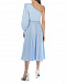 Голубое платье с плиссированной юбкой  | Фото 3