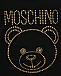 Футболка с лого из заклепок Moschino | Фото 3