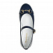 Туфли с золотистой фурнитурой, синие Montelpare Tradition | Фото 4