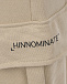 Бежевые брюки с карманами-карго Hinnominate | Фото 7