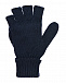 Синие перчатки с откидной варежкой Il Trenino | Фото 2