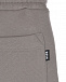 Серые спортивные брюки с бирюзовым лого MSGM | Фото 4