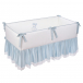 Комплект для кроватки &quot;Мышка&quot;: бампери декоративная юбка, голубой A&A Baby Glam | Фото 1