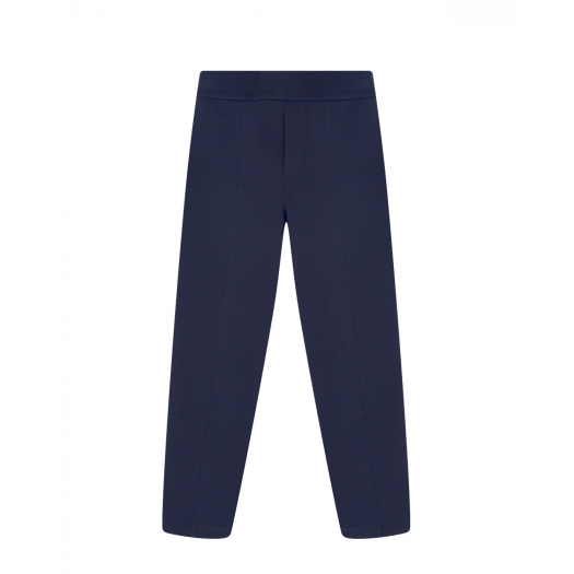 Темно-синие спортивные брюки Emporio Armani | Фото 1