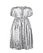 Серебристое платье с пайетками и кристаллами Dolce&Gabbana | Фото 2