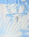 Голубые шорты с принтом &quot;пальмы&quot; 120% Lino | Фото 7