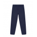 Темно-синие спортивные брюки Emporio Armani | Фото 1