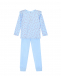 Голубая пижама с оборками на плечах Sanetta | Фото 1