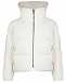 Куртка молочного цвета с манишкой из меха норки Yves Salomon | Фото 4