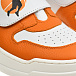 Высокие кеды с лого, оранжевые Morelli | Фото 6