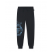 Черные спортивные брюки с голубым лого Philipp Plein | Фото 1