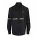 Черная блузка с шитьем Roberto Cavalli | Фото 1