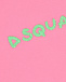 Розовая футболка с зеленым лого Dsquared2 | Фото 3